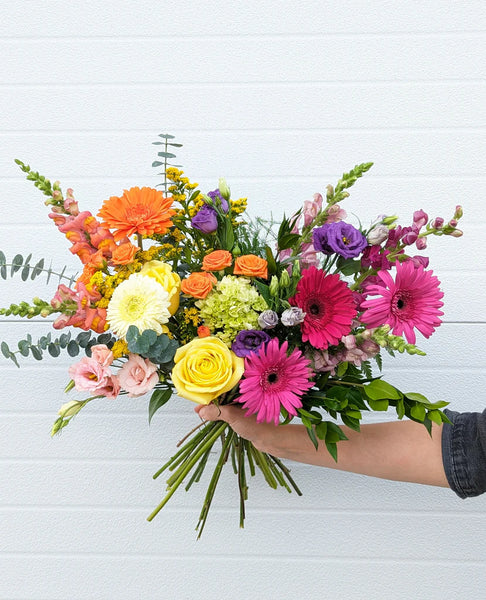 Colourful Mix Hand-Tied Bouquet