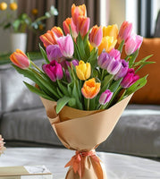 Mixed Coloured Tulips