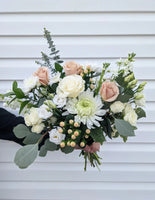 Neutral Mix Hand-Tied Bouquet