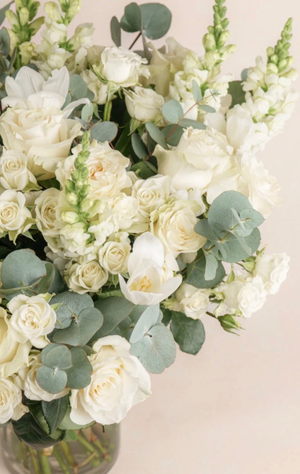 Whites, Greens and Creams - Vase Arrangement