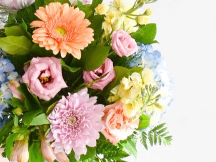 Medium Bright & Pretty Pastel Floral Bloom Box - Designer Choice