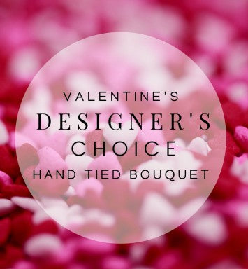 Valentine Designer Choice Hand-Tied Bouquet