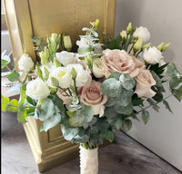 Neutral Mix Hand-Tied Bouquet