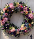 Sympathy Wreath - Colourful