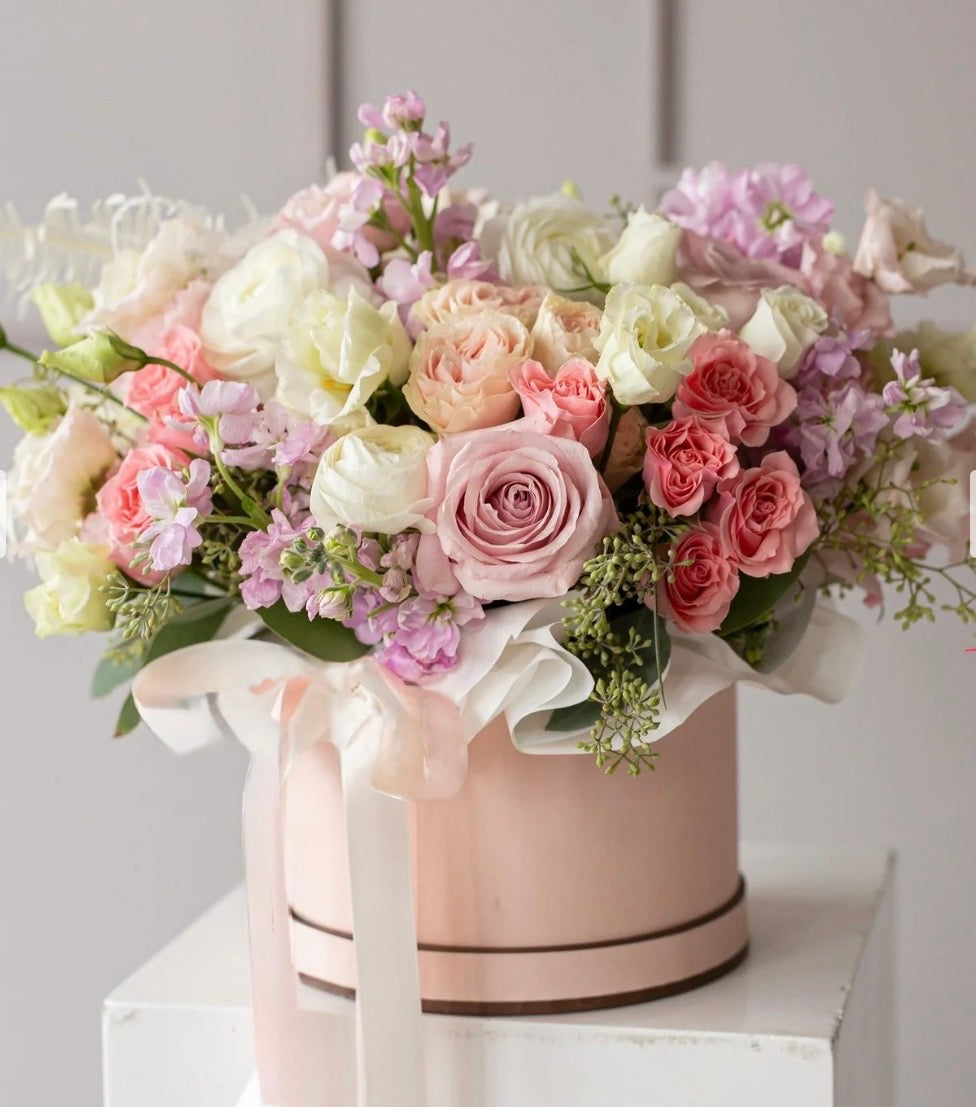 Large Bright & Pretty Pastel Floral Bloom Box - Designer Choice