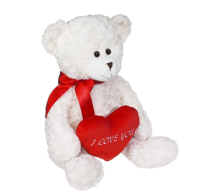 I Love You 6” White Bear