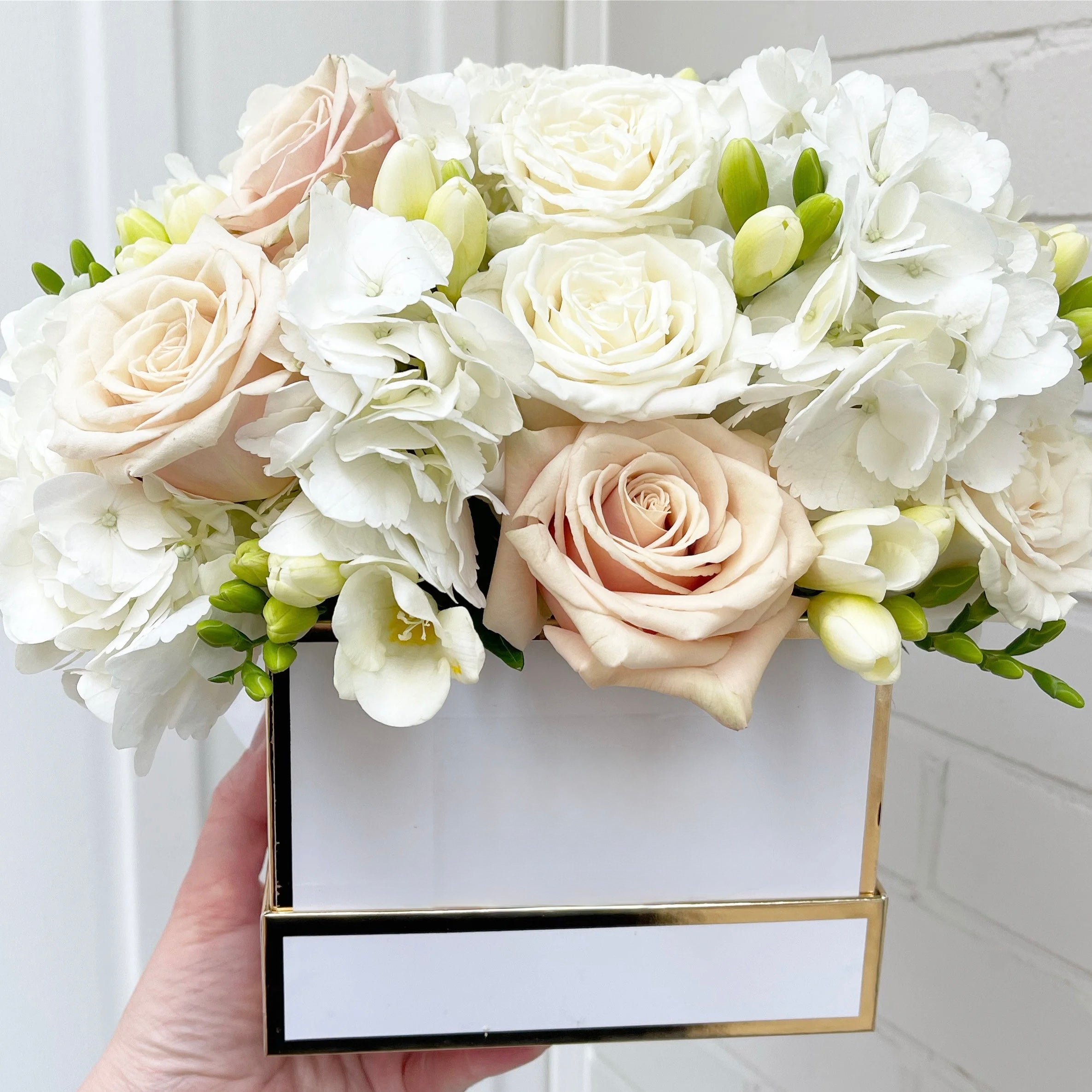 Medium Neutral & White Floral Bloom Box - Designer Choice