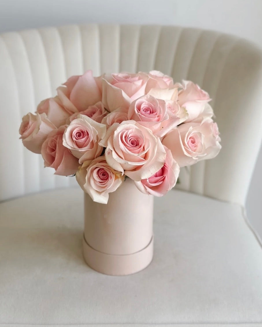 Pink Rose Bloom Box